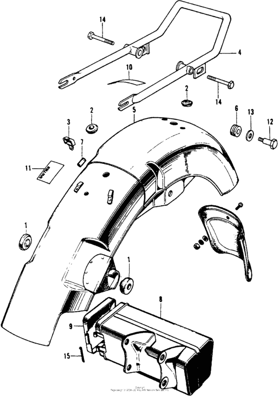Rear fender + tool box