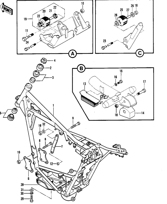 Frame/frame fittings