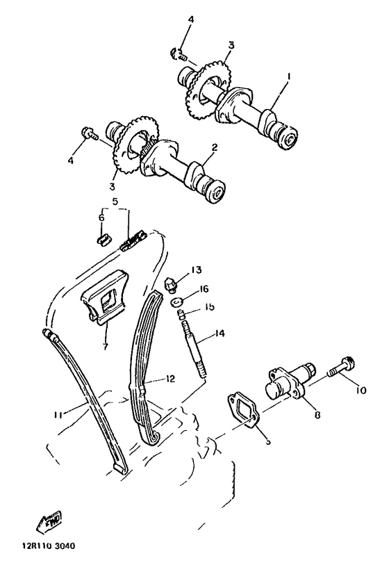 Camshaft. chain