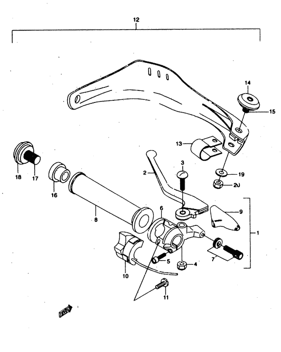 Left handle switch