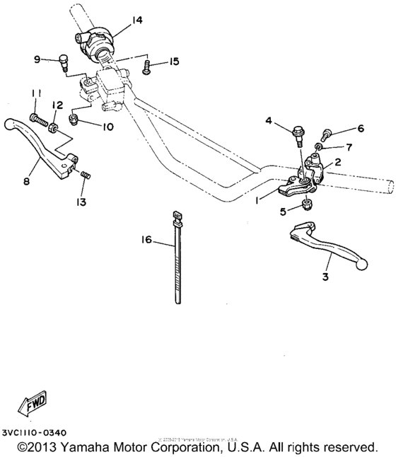 Handle switch - lever