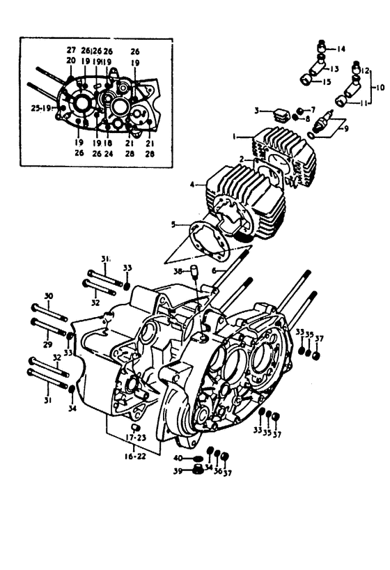Cylinder - crankcase