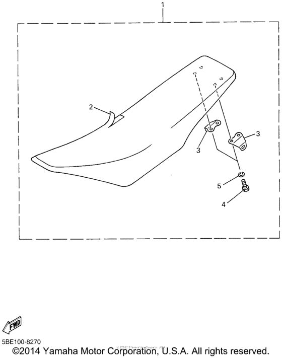 WR250F Сиденье