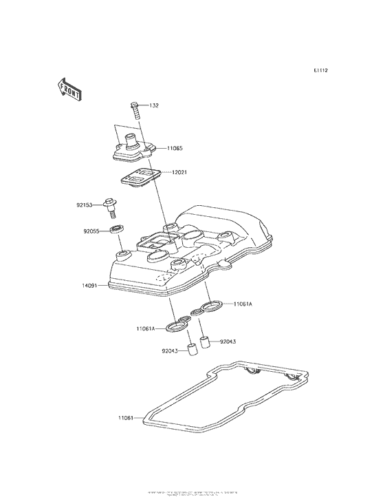  Крышка головки цилиндров