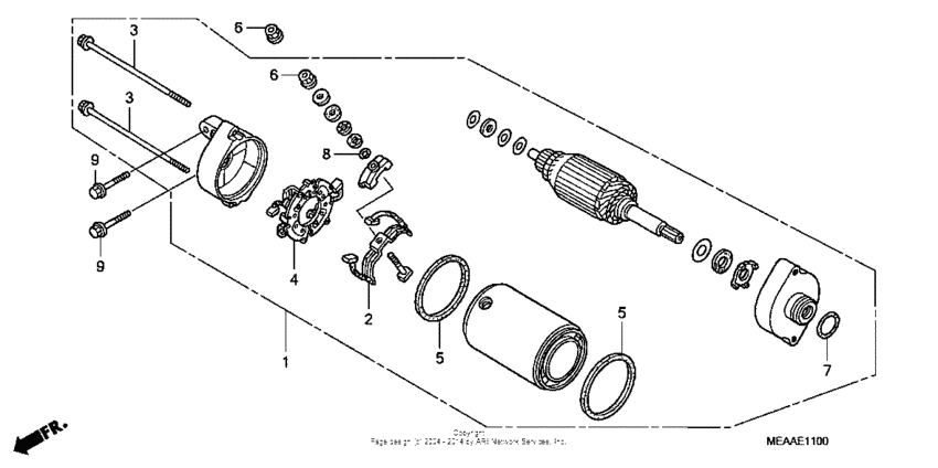 VTX1300T Стартер
