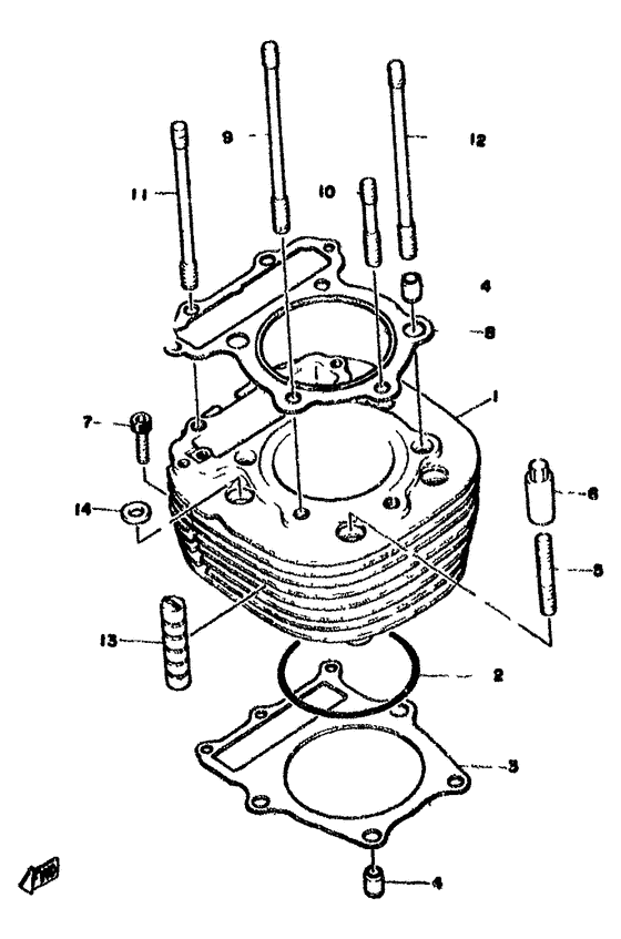 XT500 Цилиндры