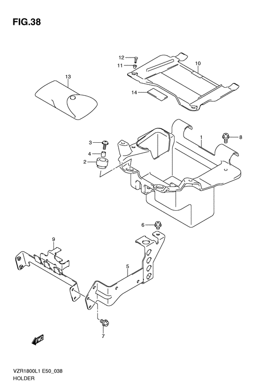 VZR1800 Brush holder