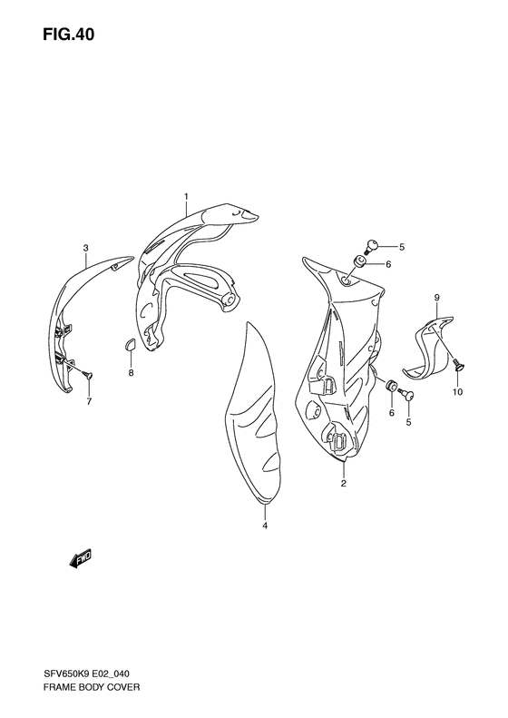 Frame body cover