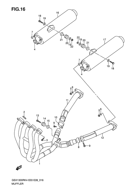 Muffler comp