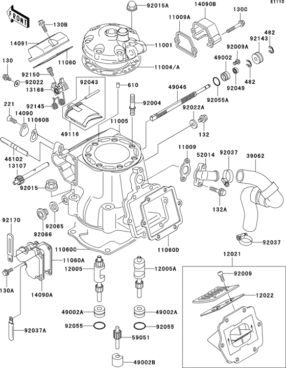 Cylinder head/cylinder(1/2)