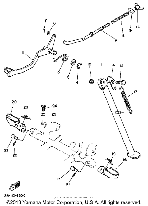 DT50U Stand - footrest