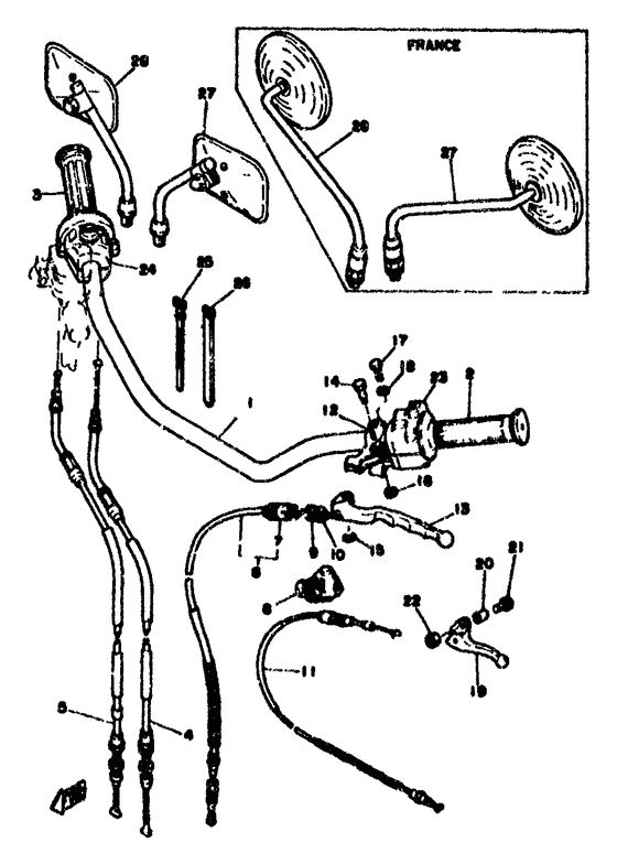 Handle. wire