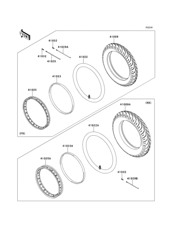 KLX125 Колеса,покрышки