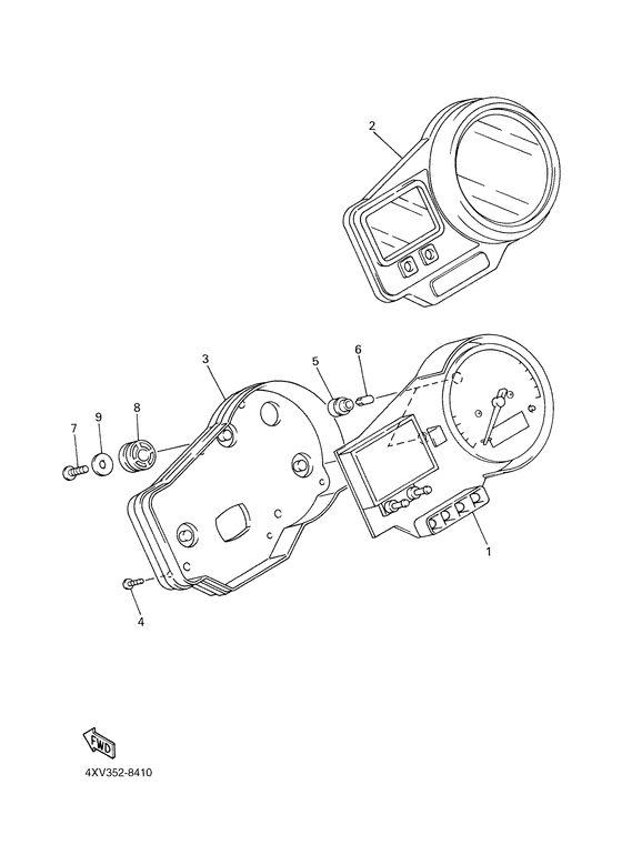 YZF-R1 Приборы