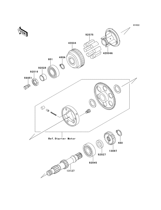 Secondary shaft