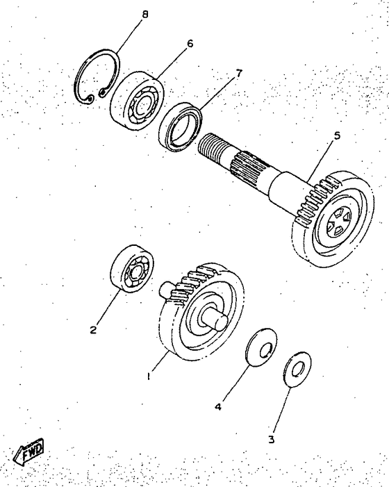 YN50R Трансмиссия