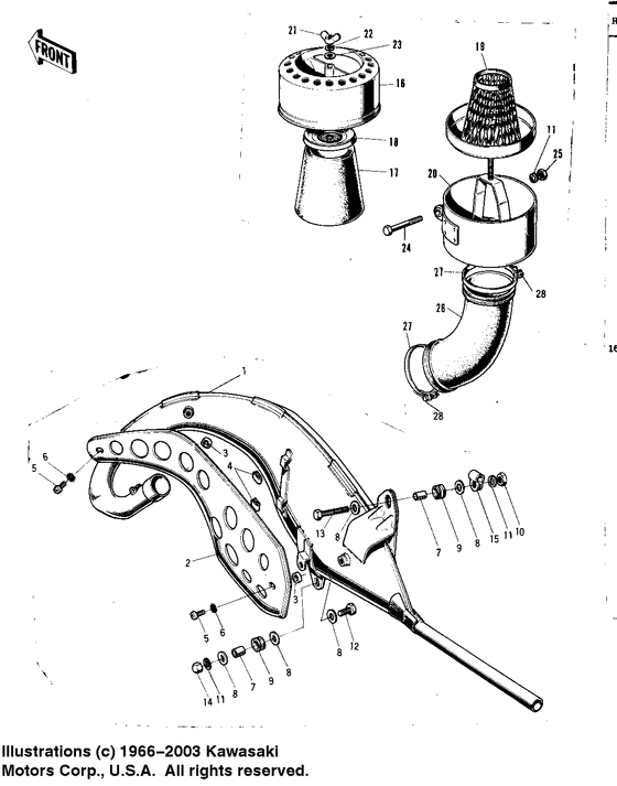 Air cleaner/muffler