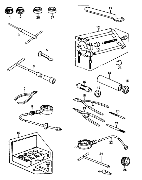 Special service tools "a"
