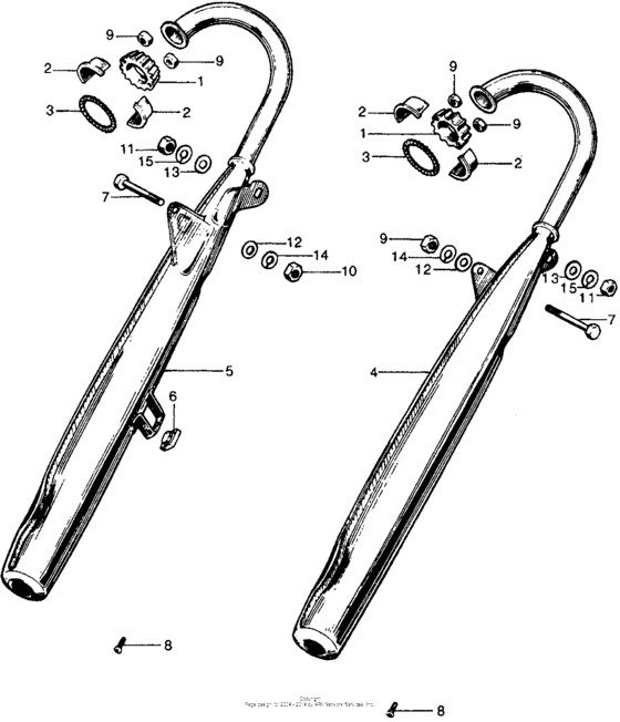 Ss125a muffler