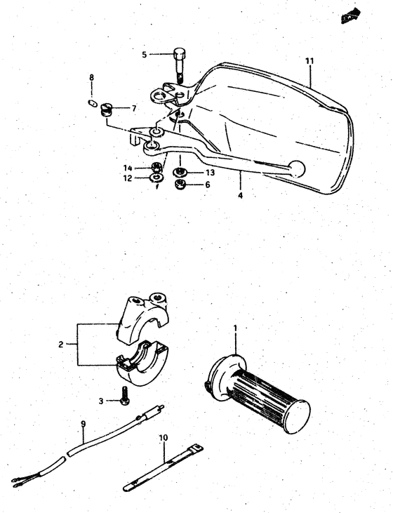 Right handle switch