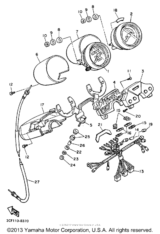 XV1100BC Приборы