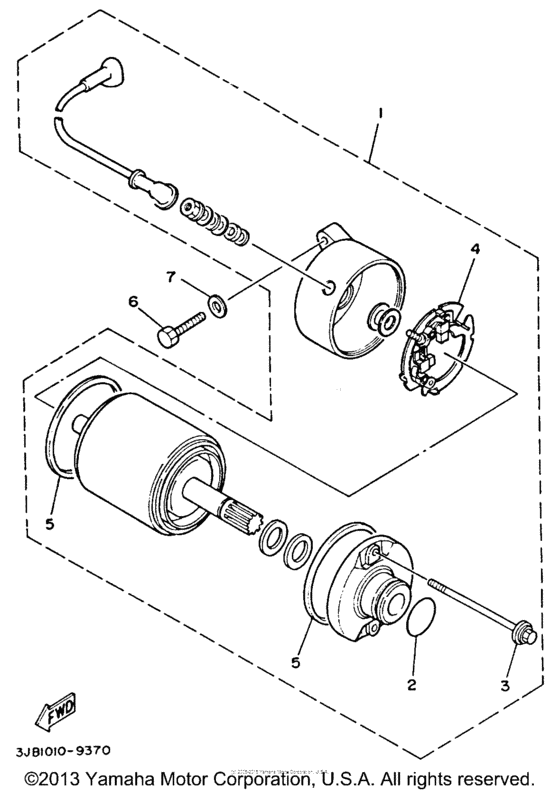 XV535E Стартер