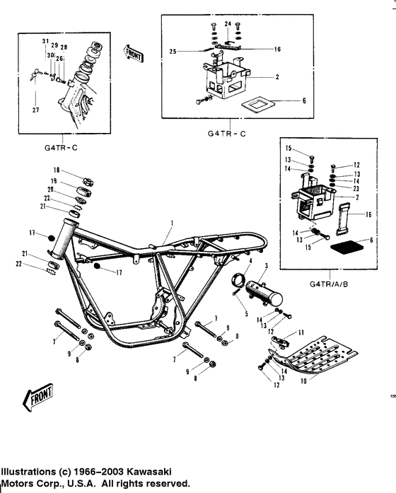 Frame/frame fittings