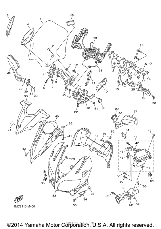 FJR13AER Обтекатели