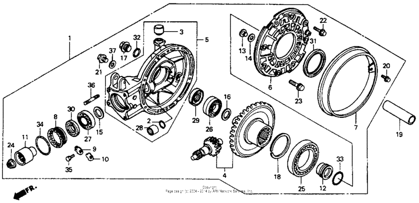 Final driven gear 1100
