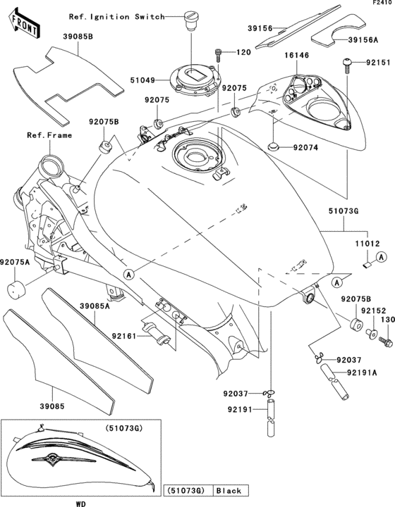 Fuel tank(1/2)(p1h)