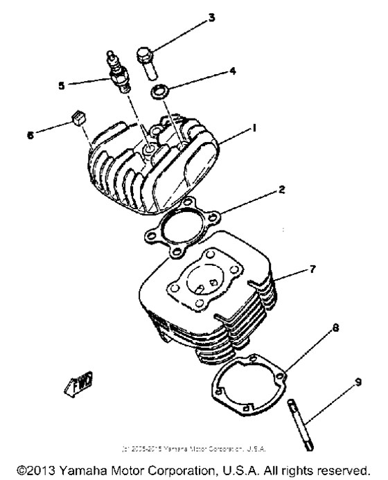 Cylinder head - cylinder