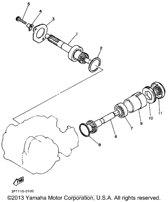 PW50J1 Трансмиссия