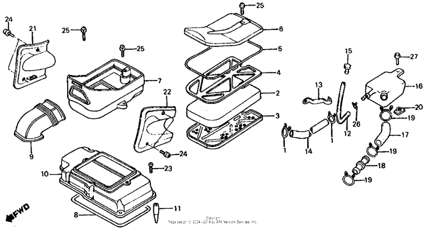 Air cleaner 83
