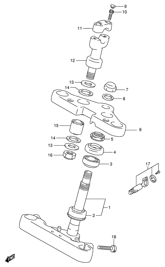 VS800 Траверса нижняя
