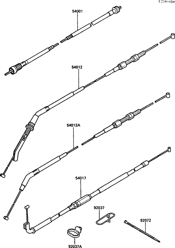 ZG1000 Тросы управления