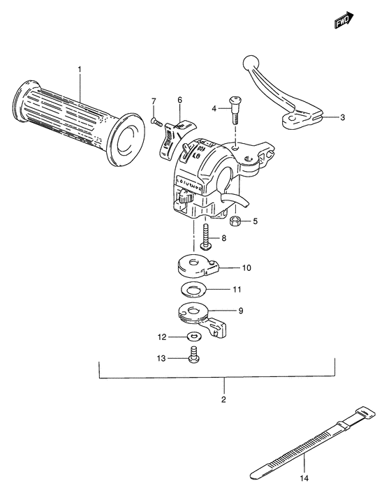 Left handle switch