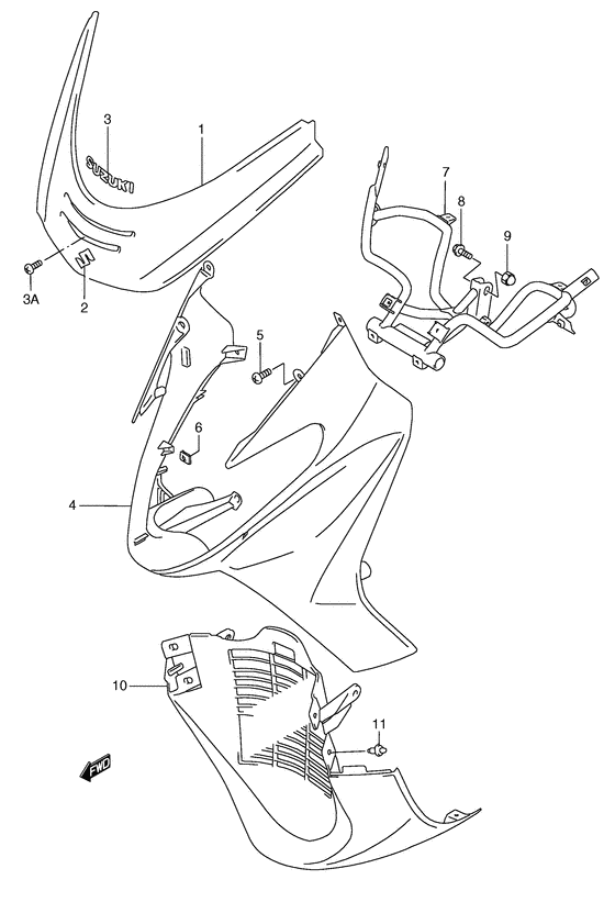 Front leg shield