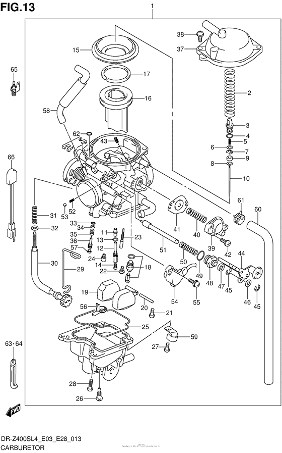  Carburetor (Dr-Z400Sl4 E28)