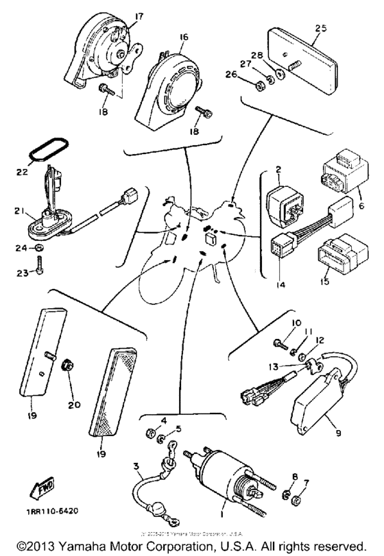 XV700SS Электрика