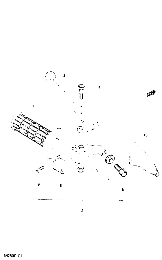 RM250 Left handle switch