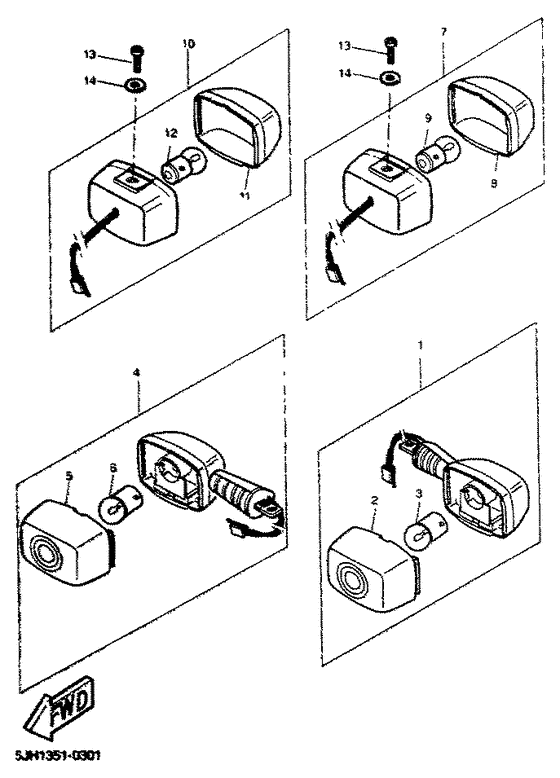 EW50 Поворотники