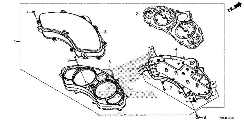 NSS300 Combination meter