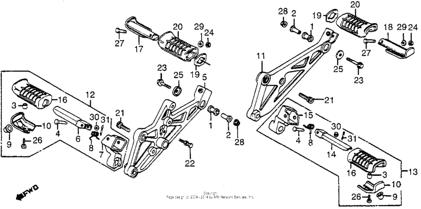 Footpegs