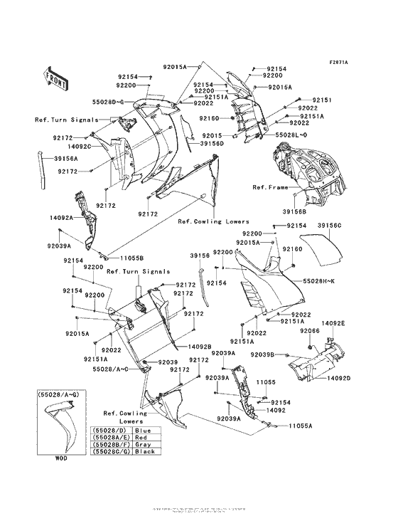 Cowling (Center)(Cdf/cef)