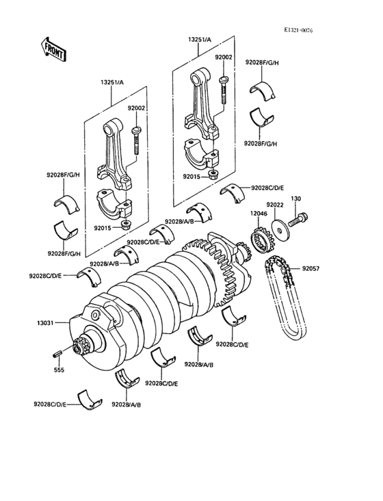 Crankshaft(zxt00a-020488-)