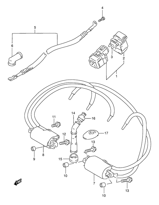 GSF1200S (ABS) Equipo electrico
