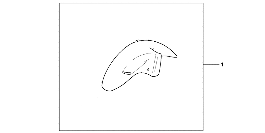 CBR1100XX Carbon fr.fender