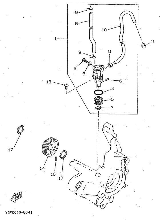 CW50 Масляный насос