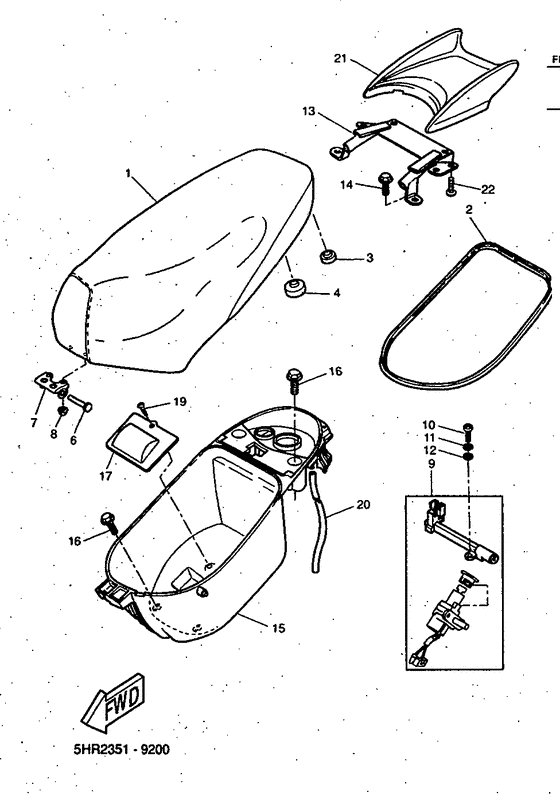 Selle. porte -bagages