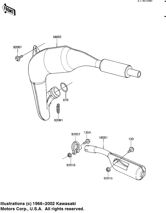 Muffler comp
